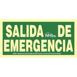 SEÑAL SALIDA DE EMERGENCIA...