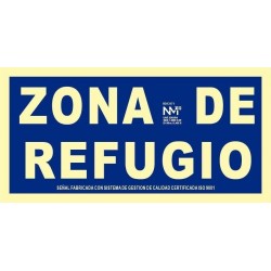 SEÑAL EV ZONA DE REFUGIO...