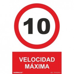 SEÑAL VELOCIDAD MAXIMA 10...