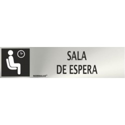 SEÑAL INOX SALA DE ESPERA...