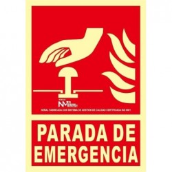 S. PARADA DE EMERGENCIA PVC...