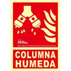 SEÑAL COLUMNA HUMEDA CLASE...