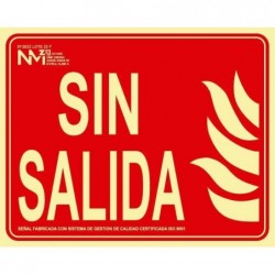 SEÑAL SIN SALIDA PVC 0,7mm...