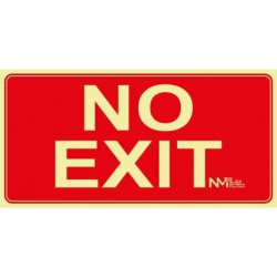 S. NO EXIT PVC 320X1600 PVC...