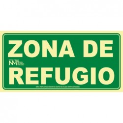 SEÑAL EV ZONA DE REFUGIO...
