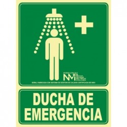 SEÑAL DUCHA DE EMERGENCIA...
