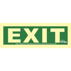 SEÑAL EXIT PVC 1MM CLASE A...