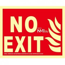 S NO EXIT 320X160 CLASE B...