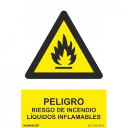 SEÑAL PELIGRO DE INCENDIO...