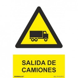 SEÑAL PELIGRO SALIDA DE...