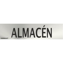 SEÑAL INOX ALMACEN 200X50mm