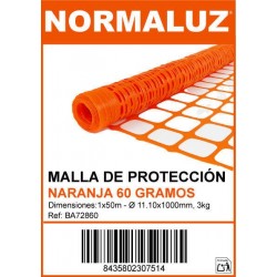 MALLA DE PROTECCION NARANJA...